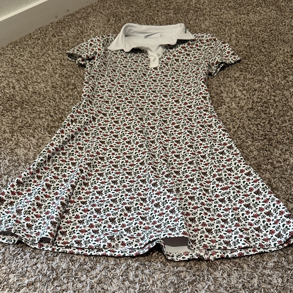 Floral Print Polo Dress